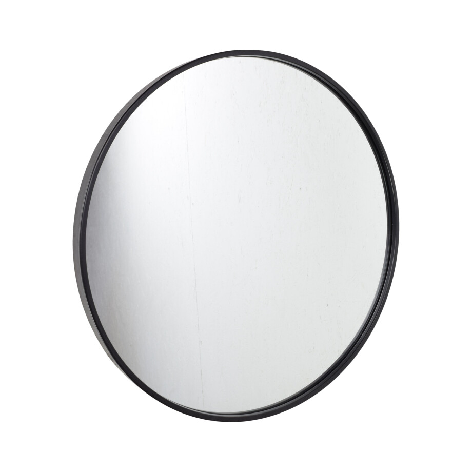 Urban Interiors Ronde Spiegel 'Boston' Ø45cm, kleur Zwart Urban Interiors Ronde Spiegel 'Boston' Ø45cm, kleur Zwart afbeelding 1