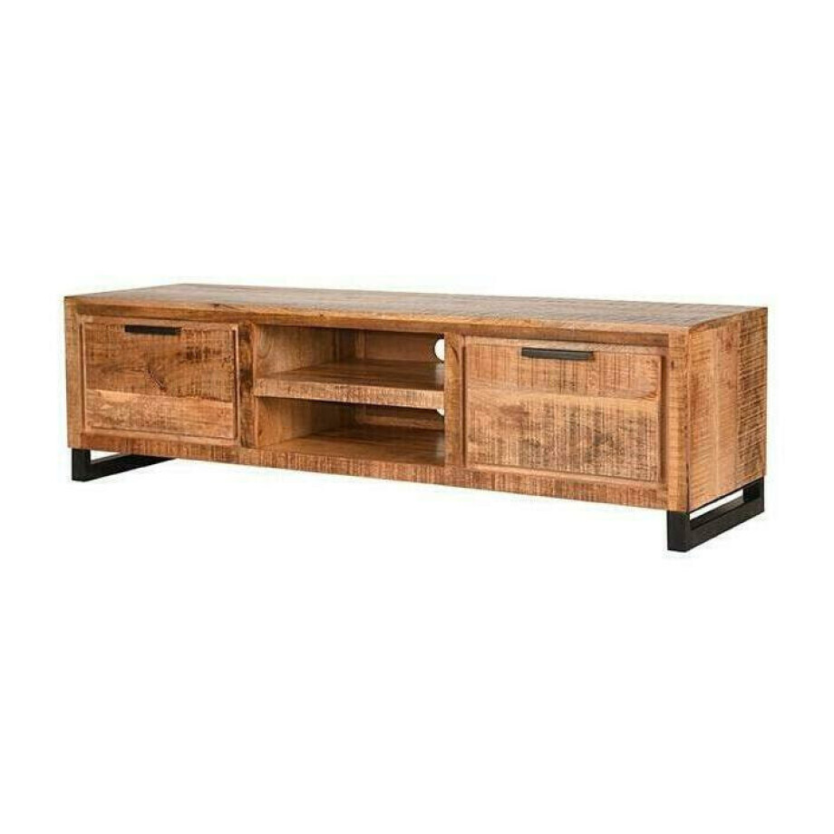 LABEL51 TV-meubel 'Glasgow' Mangohout, 160cm afbeelding 1