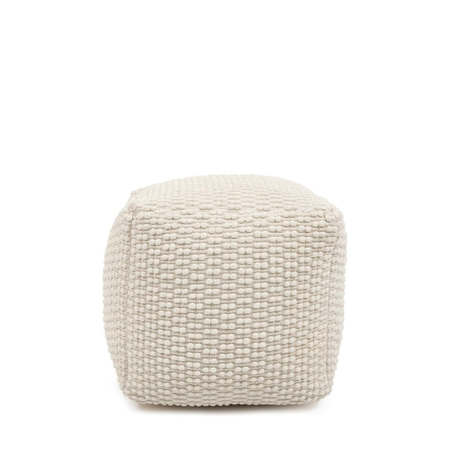 Kave Home Poef 'Mascarell' 45 x 45cm afbeelding 1