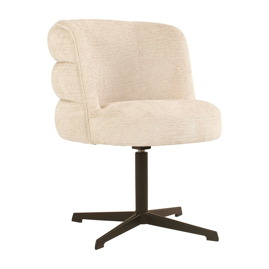 Richmond Draaibare Eetkamerstoel 'Chadwick' Fusion, kleur Crème afbeelding 1