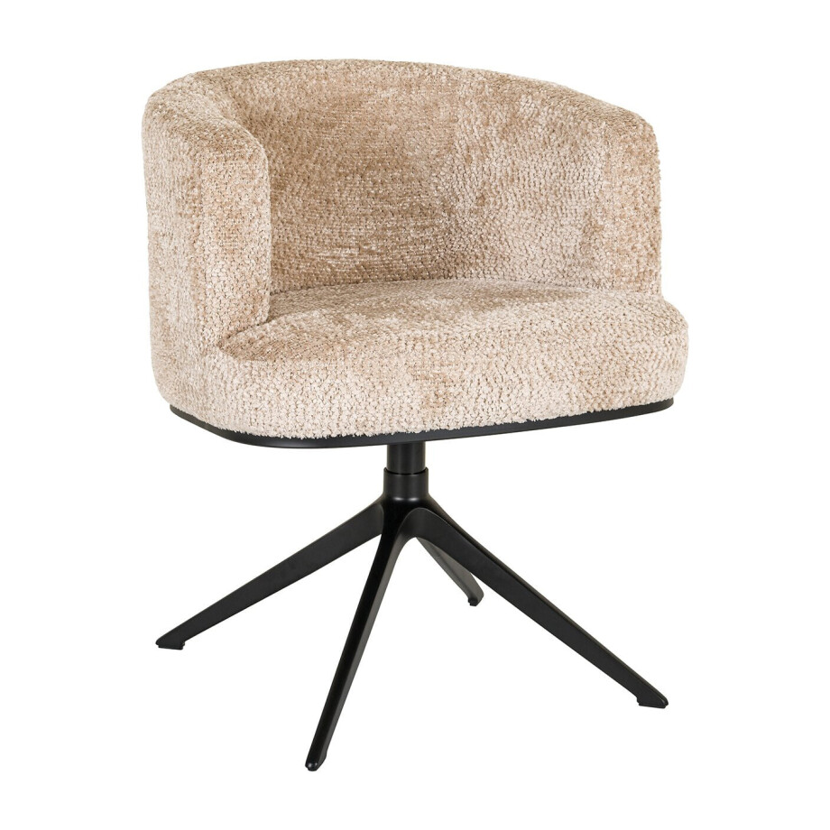 Richmond Draaibare Eetkamerstoel 'Cheyenne' Lovely, kleur Beige afbeelding 1