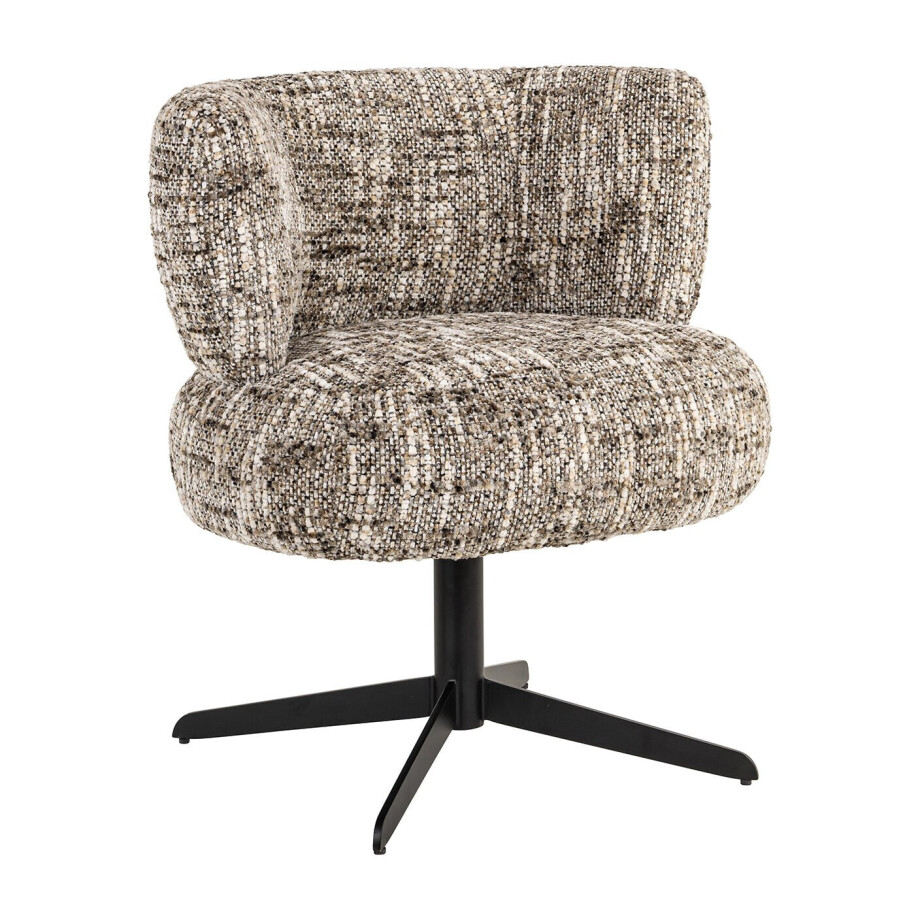 Richmond Draaibare Eetkamerstoel 'Alexis' kleur Bruin afbeelding 1