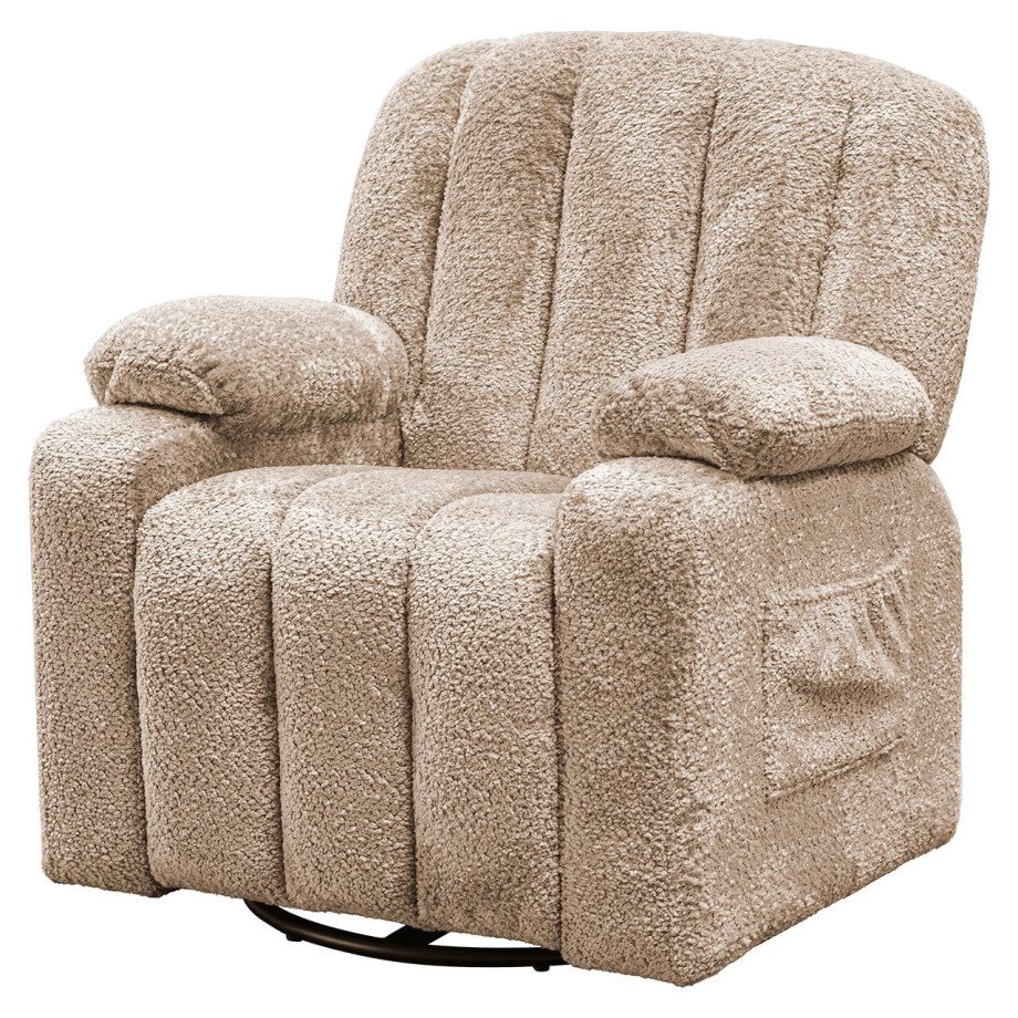 Richmond Kinder Draaifauteuil 'Mickey' Sheep, kleur Naturel afbeelding 1