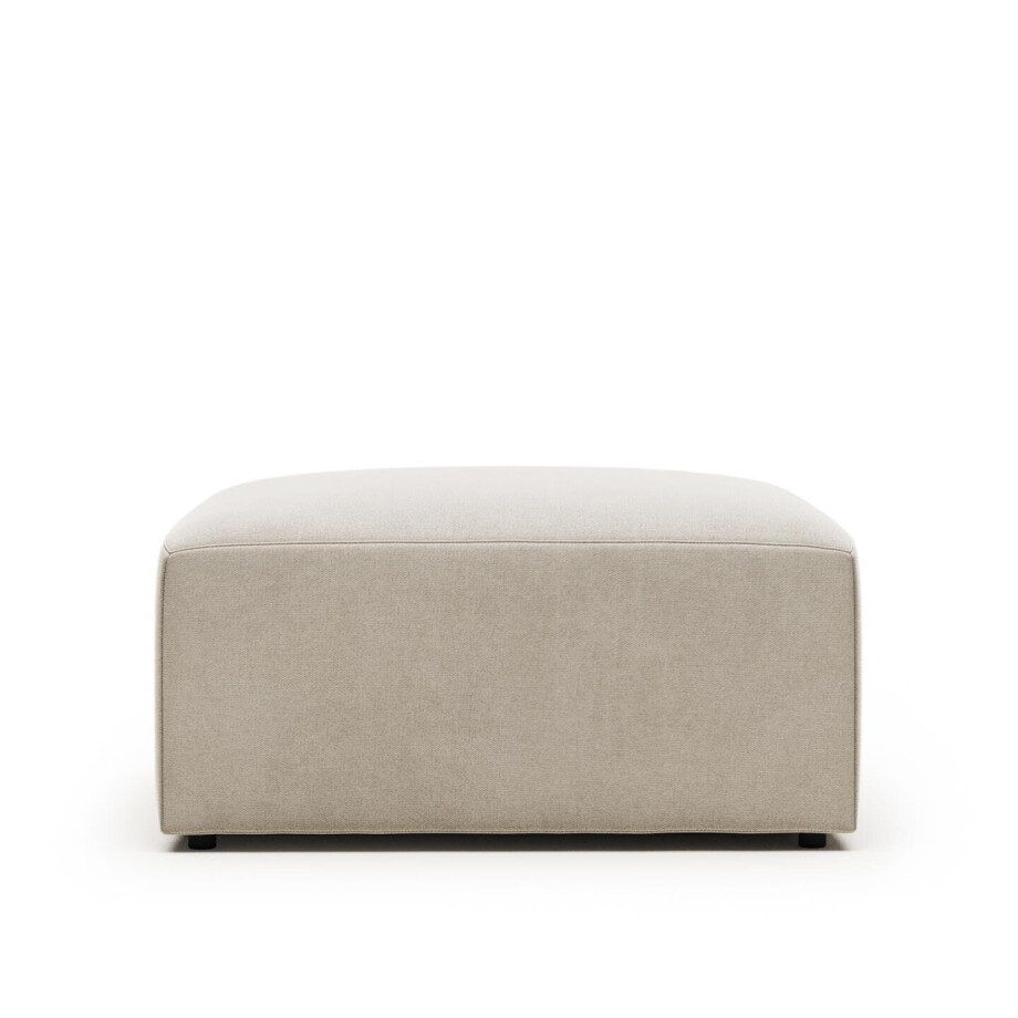 Kave Home Hocker 'Blok' 90 x 70cm, kleur Beige Kave Home Hocker 'Blok' 90 x 70cm, kleur Beige afbeelding 1