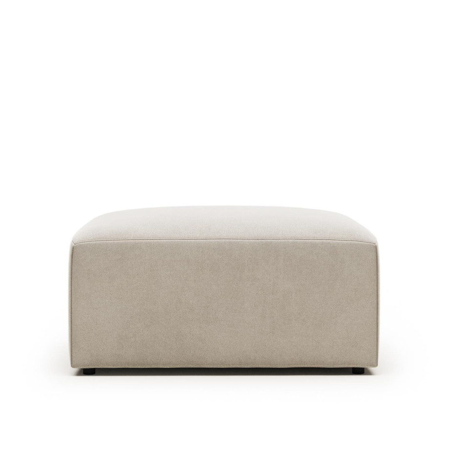 Kave Home Hocker 'Blok' 90 x 70cm, kleur Beige afbeelding 1