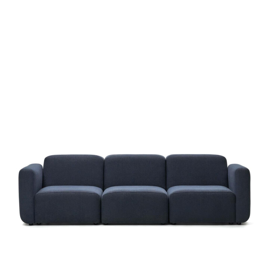 Kave Home 3-zits Bank 'Neom' kleur Donkerblauw afbeelding 1