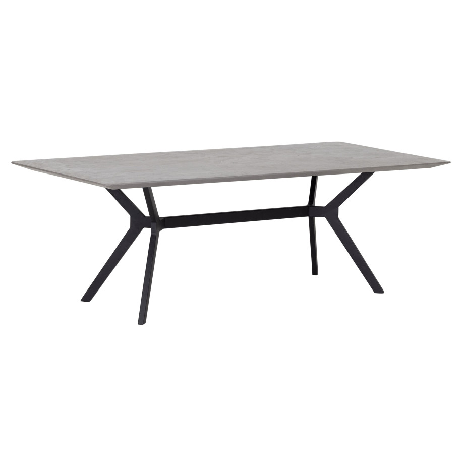 DTP Home Eettafel 'Novi' Mortex, 225 x 95cm, kleur Grijs afbeelding 1