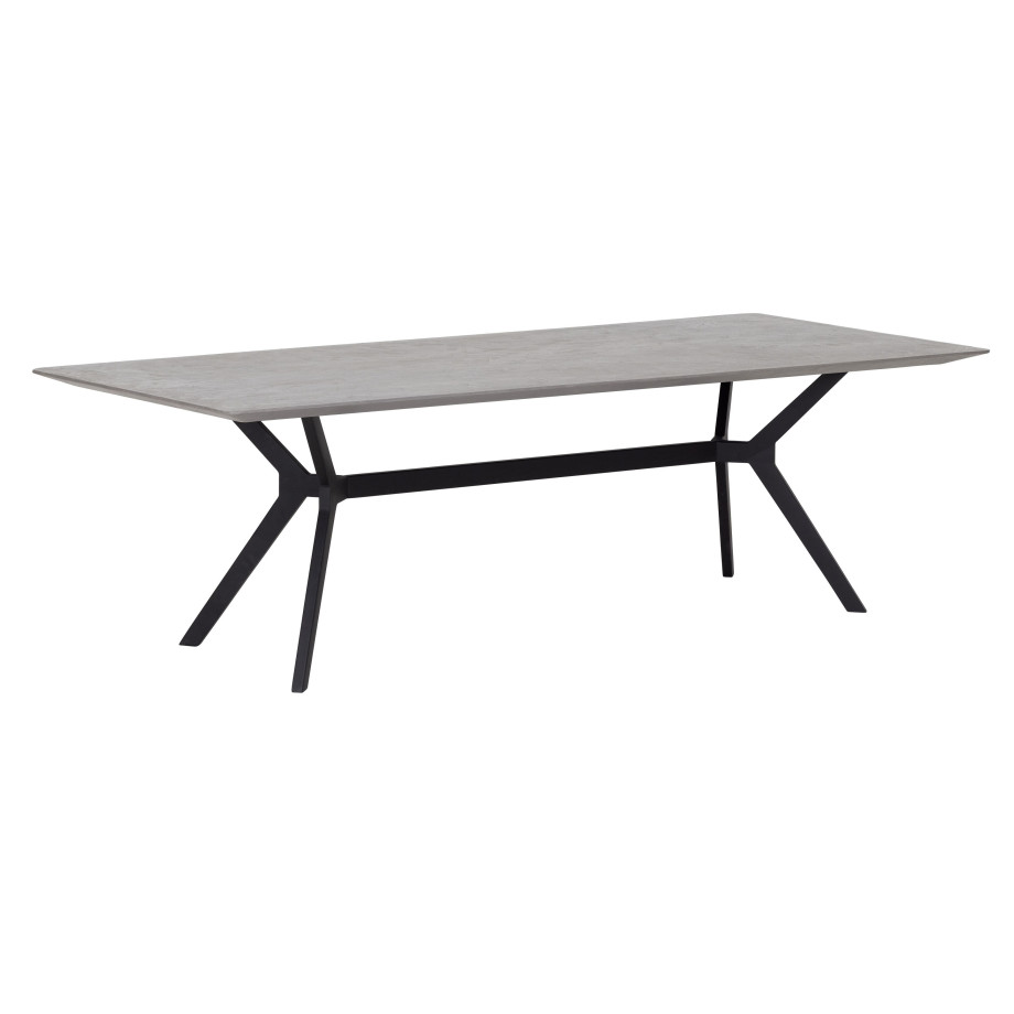 DTP Home Eettafel 'Novi' Mortex, 250 x 95cm, kleur Grijs afbeelding 1