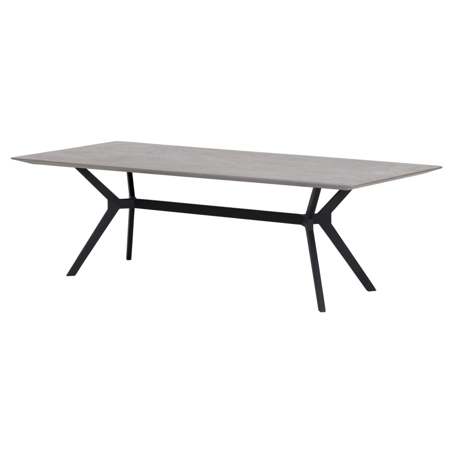 DTP Home Eettafel 'Novi' Mortex, 250 x 95cm, kleur Grijs afbeelding 1