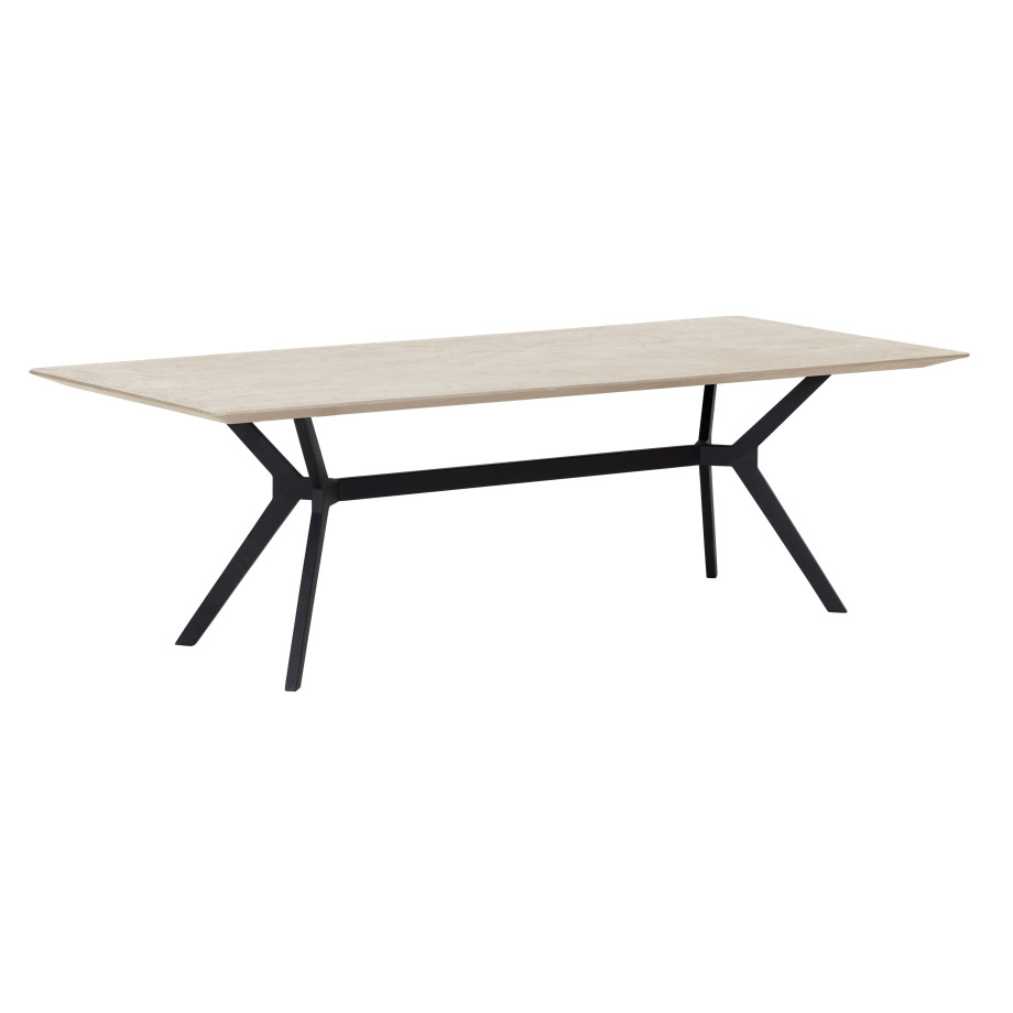 DTP Home Eettafel 'Novi' Mortex, 250 x 95cm, kleur Zand afbeelding 1