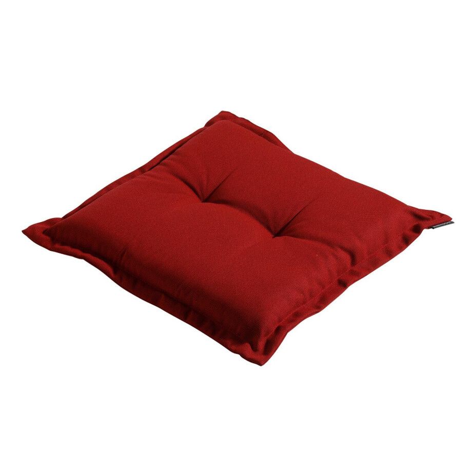 Hockerkussen 50x50cm   Rib red afbeelding 