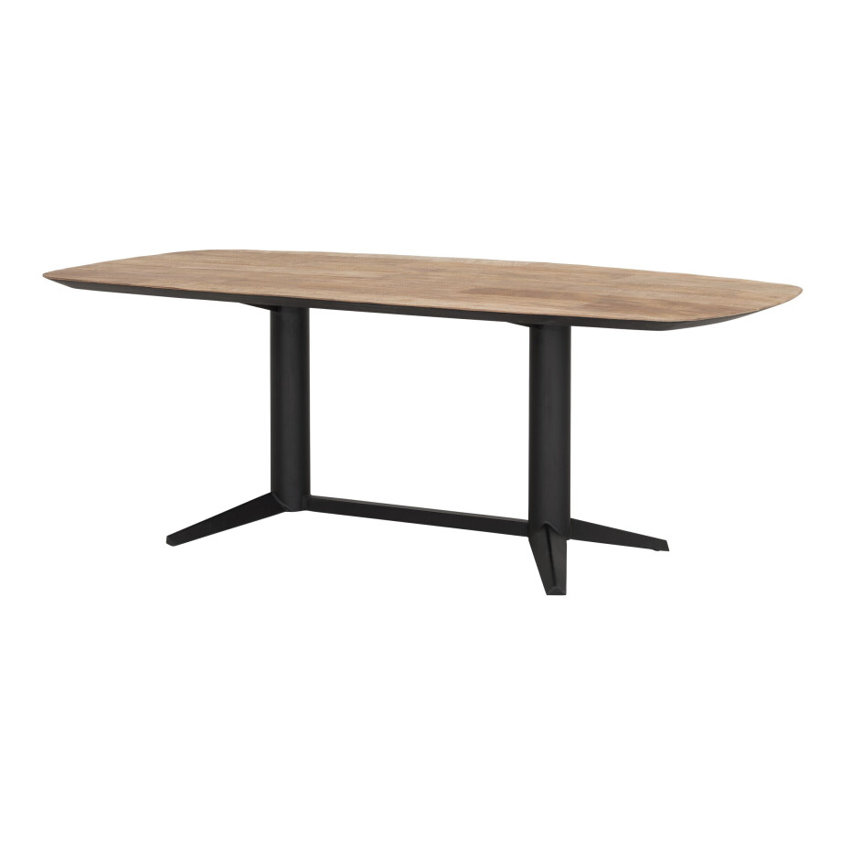 DTP Home Eettafel 'Soho' Deens ovaal, Teakhout, 210 x 110cm DTP Home Eettafel 'Soho' Deens ovaal, Teakhout, 210 x 110cm afbeelding
