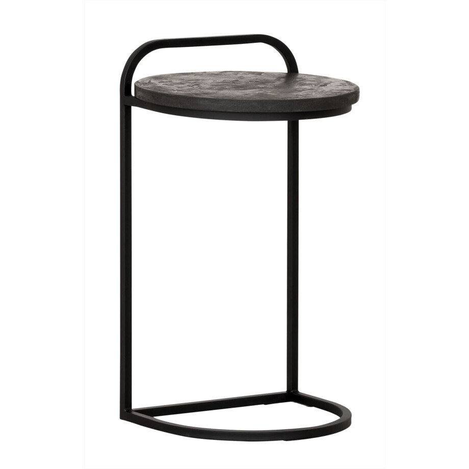 DTP Home Laptoptafel 'Soho' Betonlook, 35cm, kleur Zwart afbeelding 
