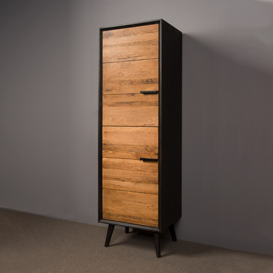 Tower Living Opbergkast 'Bresso' Eiken, 174 x 55 cm Tower Living Opbergkast 'Bresso' Eiken, 174 x 55 cm afbeelding 1