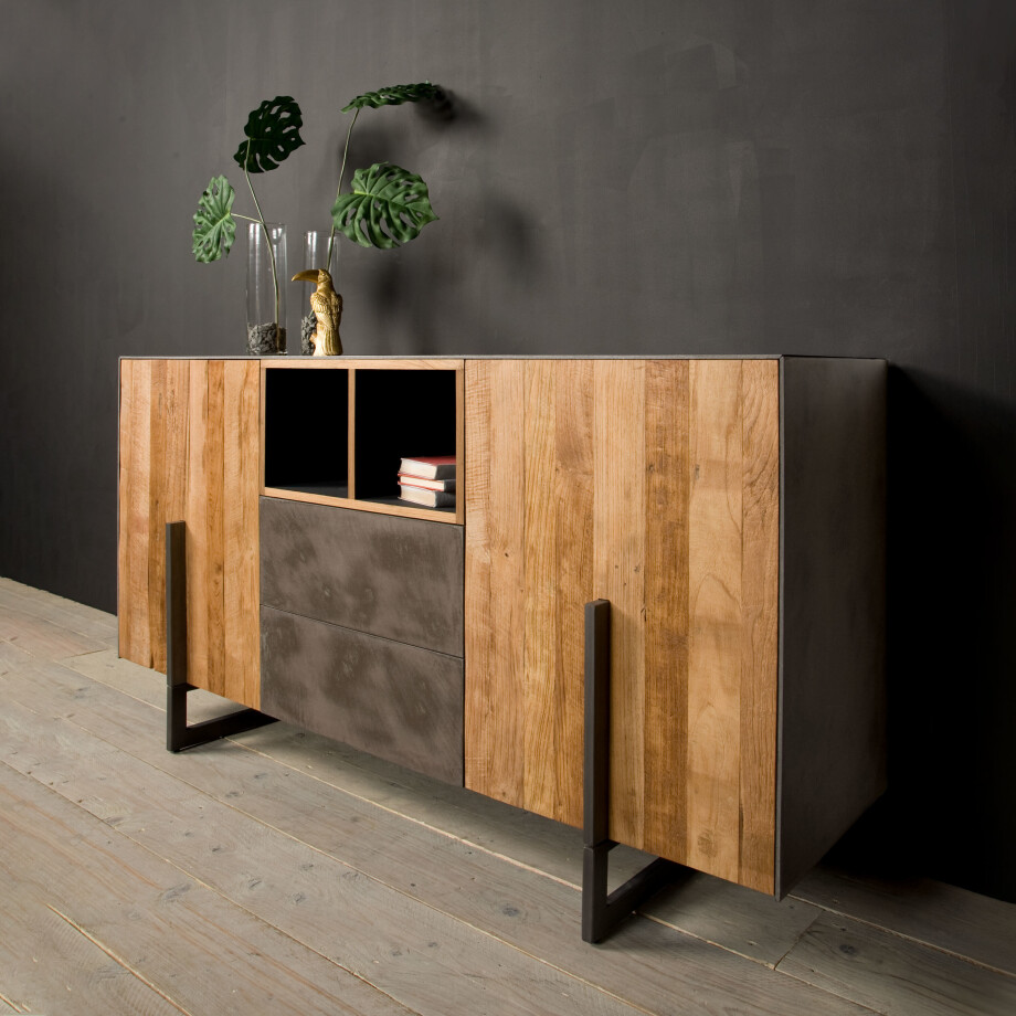 Tower Living Dressoir 'Ora' Gerecycled teak, 167 cm afbeelding 1