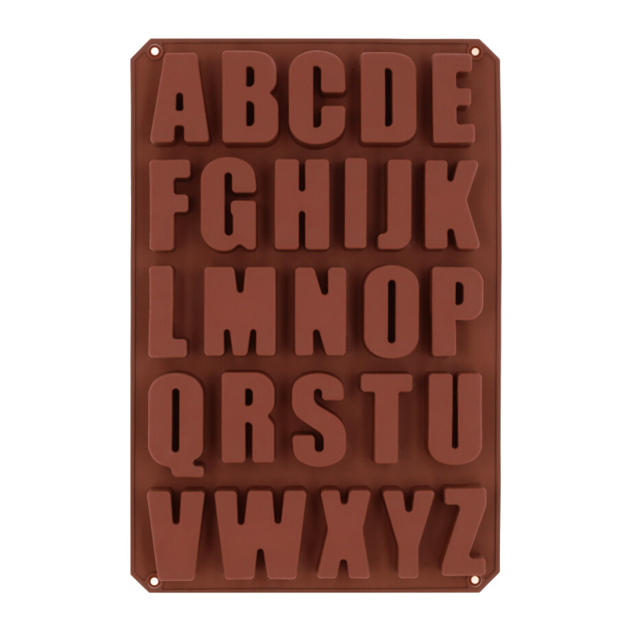 Krumble Siliconen Bakvorm - Letters alfabet afbeelding 1