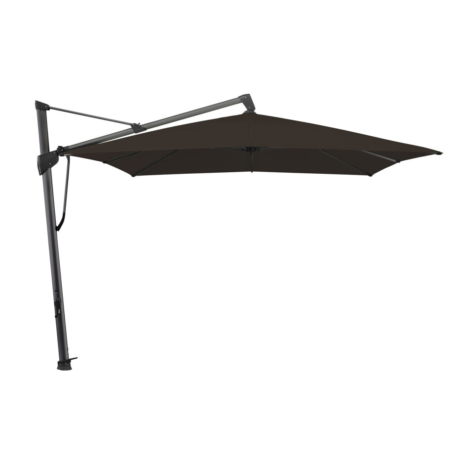 Glatz zweefparasol Sombrano® S+ 350x350cm Stofklasse 4 (antraciet frame   408 black) afbeelding 