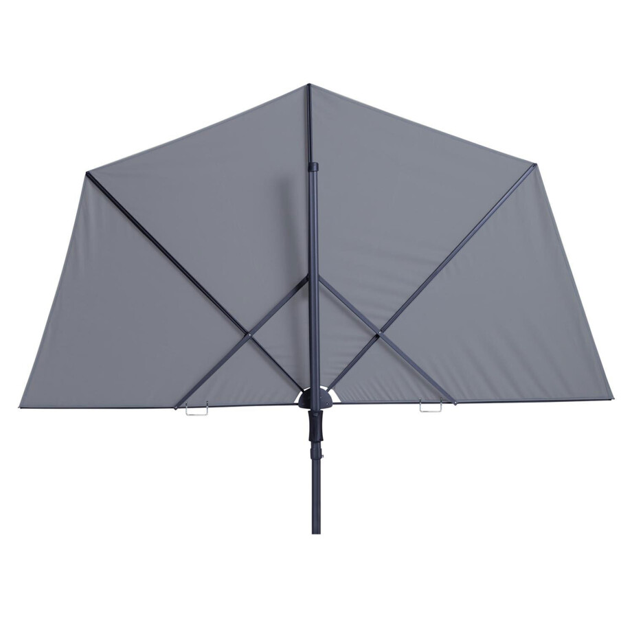 Vrijhangende zweefparasol Sunwave 270cm (Light grey) afbeelding 