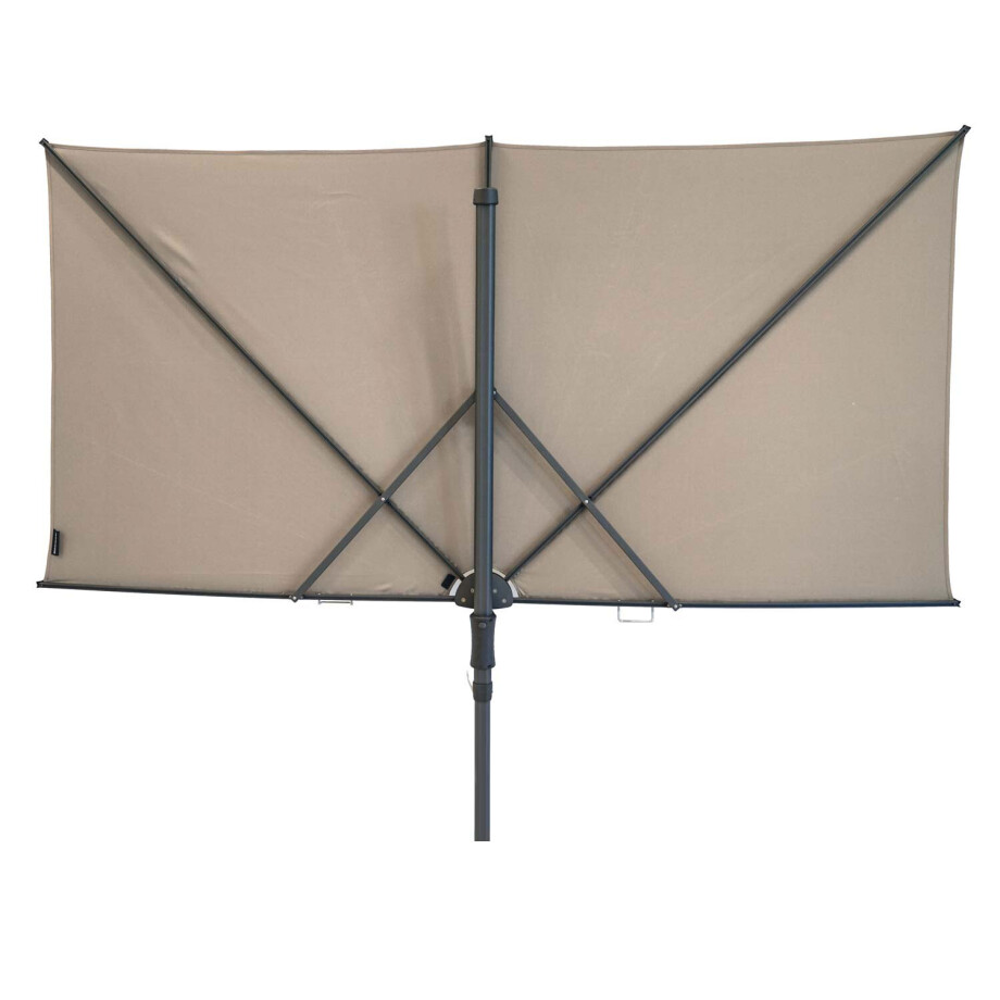 Vrijhangende zweefparasol Sun Square 250x125 (Ecru) afbeelding 