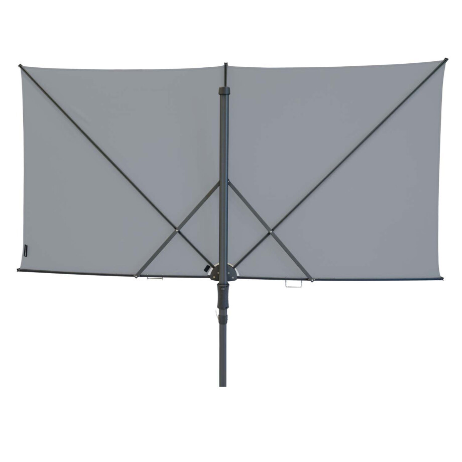 Vrijhangende zweefparasol Sun Square 250x125 (Light grey) afbeelding 