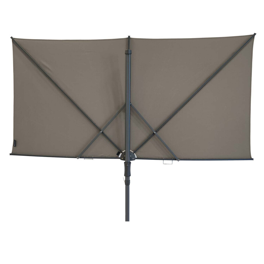 Vrijhangende zweefparasol Sun Square 250x125 (Taupe) afbeelding 