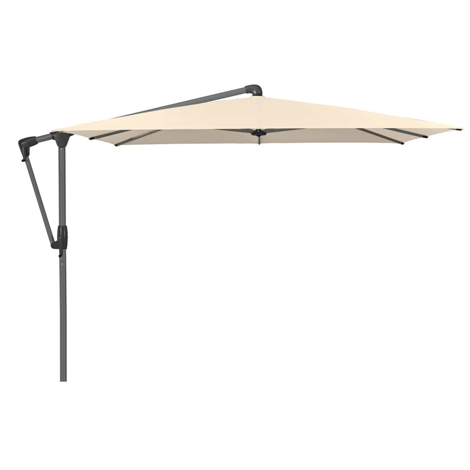 Glatz zweefparasol Sunwing® Casa easy 270x270cm stofklasse 2 eggshell (antraciet frame) Glatz zweefparasol Sunwing® Casa easy 270x270cm stofklasse 2 eggshell (antraciet frame) afbeelding
