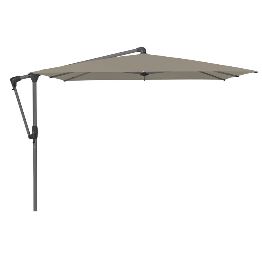 Glatz zweefparasol Sunwing® Casa easy 270x270cm stofklasse 2 ash (antraciet frame) afbeelding 