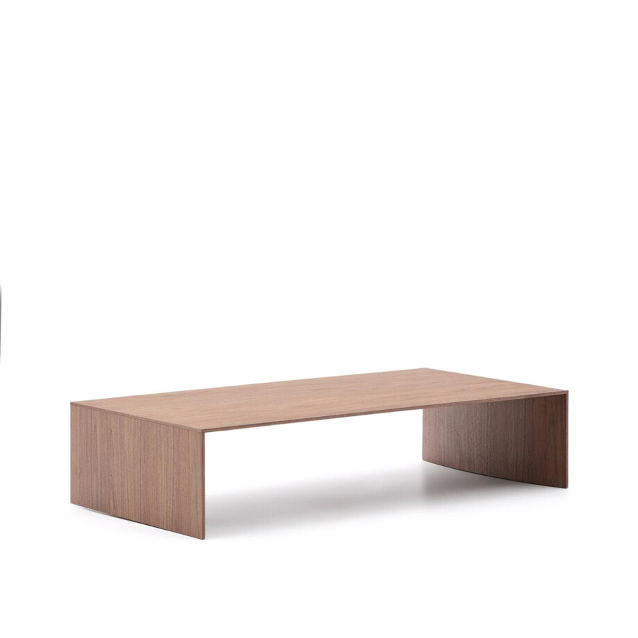 Kave Home Salontafel 'Litto' Walnoot, 140 x 70cm, kleur Bruin afbeelding 1