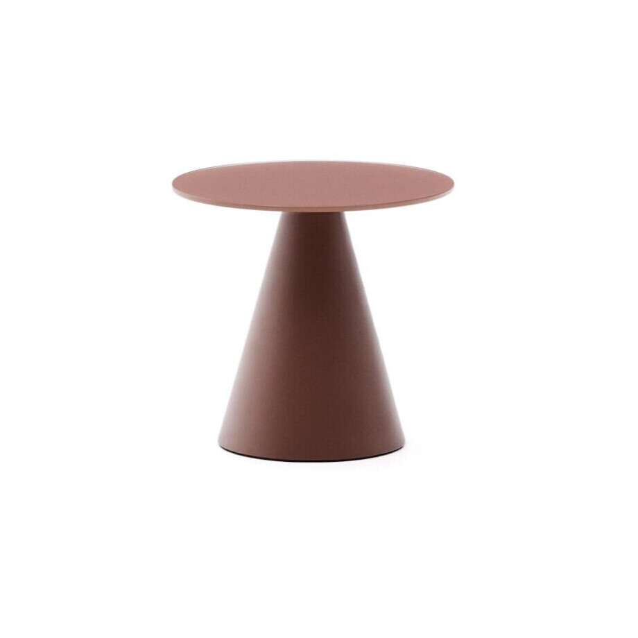 Kave Home Ronde Bijzettafel 'Wilshire' 35cm, kleur Terracotta afbeelding 1