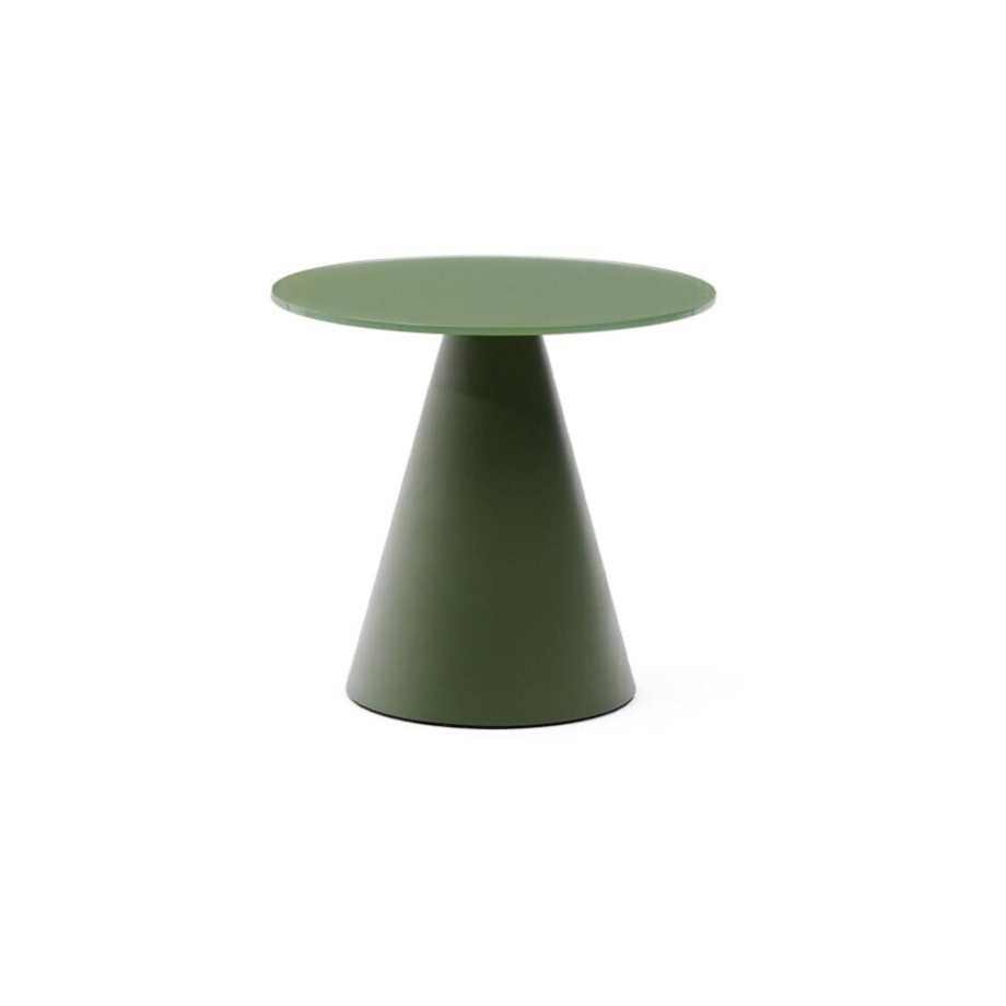Kave Home Ronde Bijzettafel 'Wilshire' 35cm, kleur Donkergroen afbeelding 1