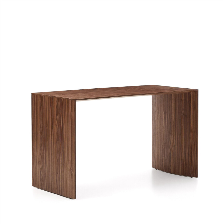 Kave Home Bureau 'Litto' Walnoot, 140 x 60cm afbeelding 1