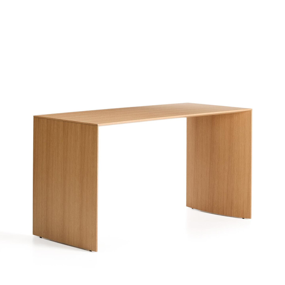 Kave Home Bureau 'Litto' Eiken, 140 x 60cm afbeelding 1