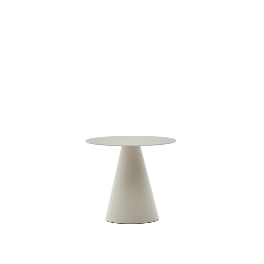 Kave Home Ronde Bijzettafel 'Wilshire' 50cm, kleur Grijs afbeelding 1