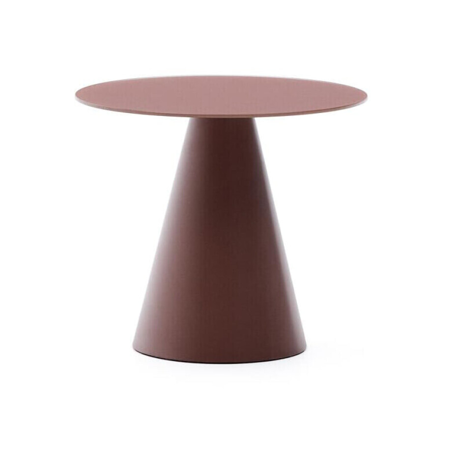 Kave Home Ronde Bijzettafel 'Wilshire' 50cm, kleur Terracotta afbeelding 1