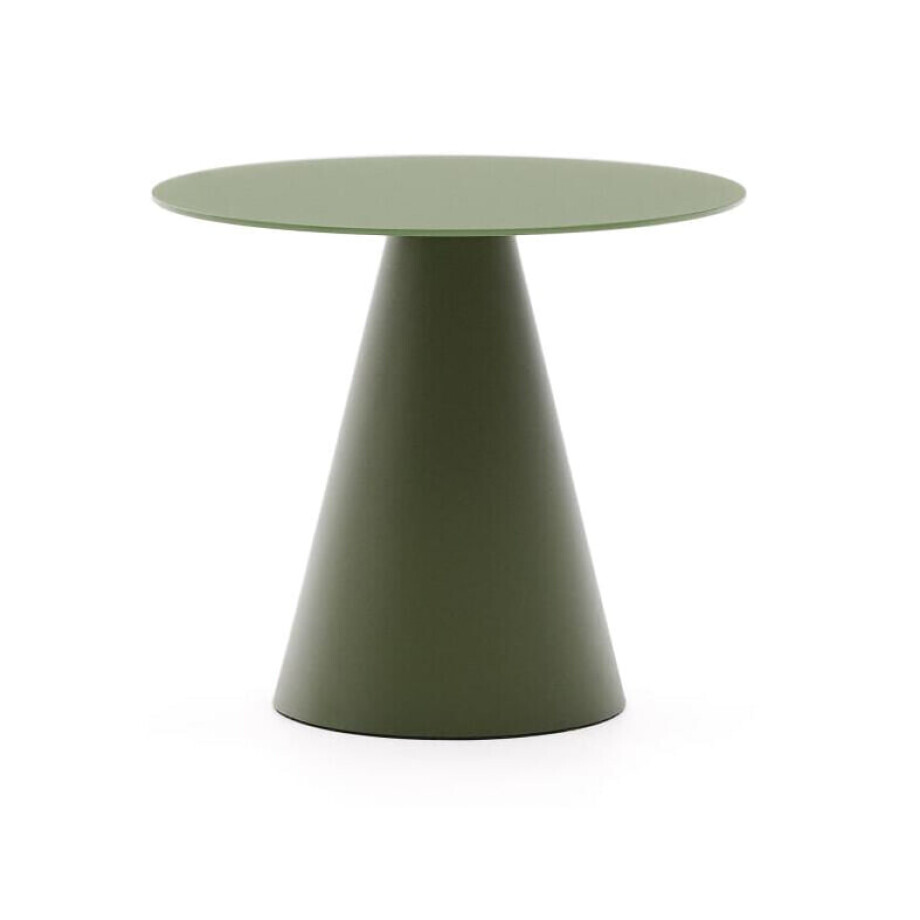 Kave Home Ronde Bijzettafel 'Wilshire' 50cm, kleur Donkergroen afbeelding 1
