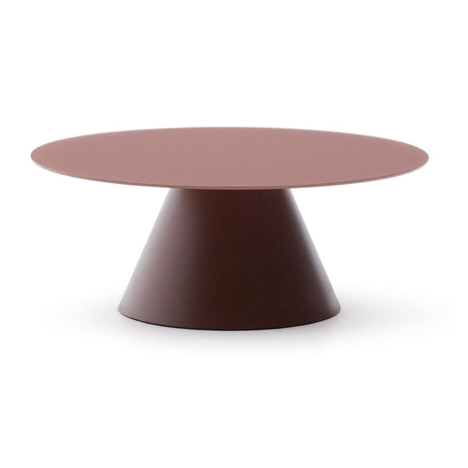 Kave Home Ronde Salontafel 'Wilshire' 80cm, kleur Terracotta afbeelding 1