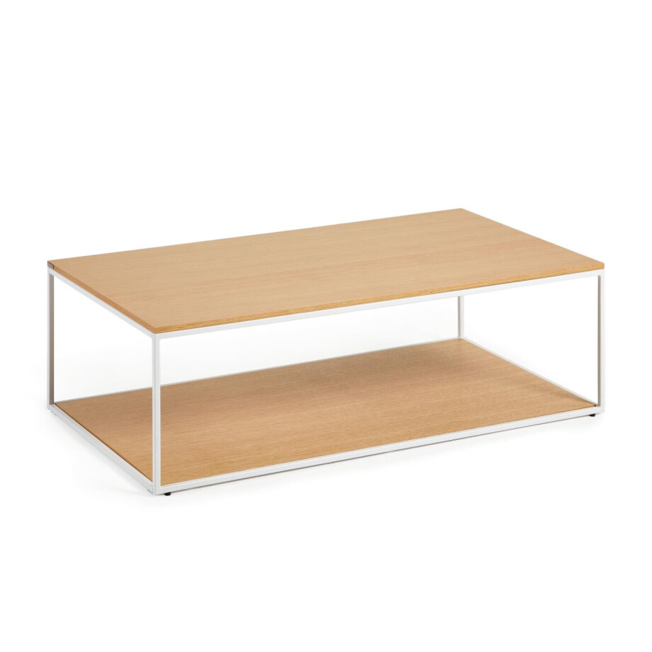 Kave Home Salontafel 'Yoana' Eikenhout, 110 x 60cm Kave Home Salontafel 'Yoana' Eikenhout, 110 x 60cm afbeelding