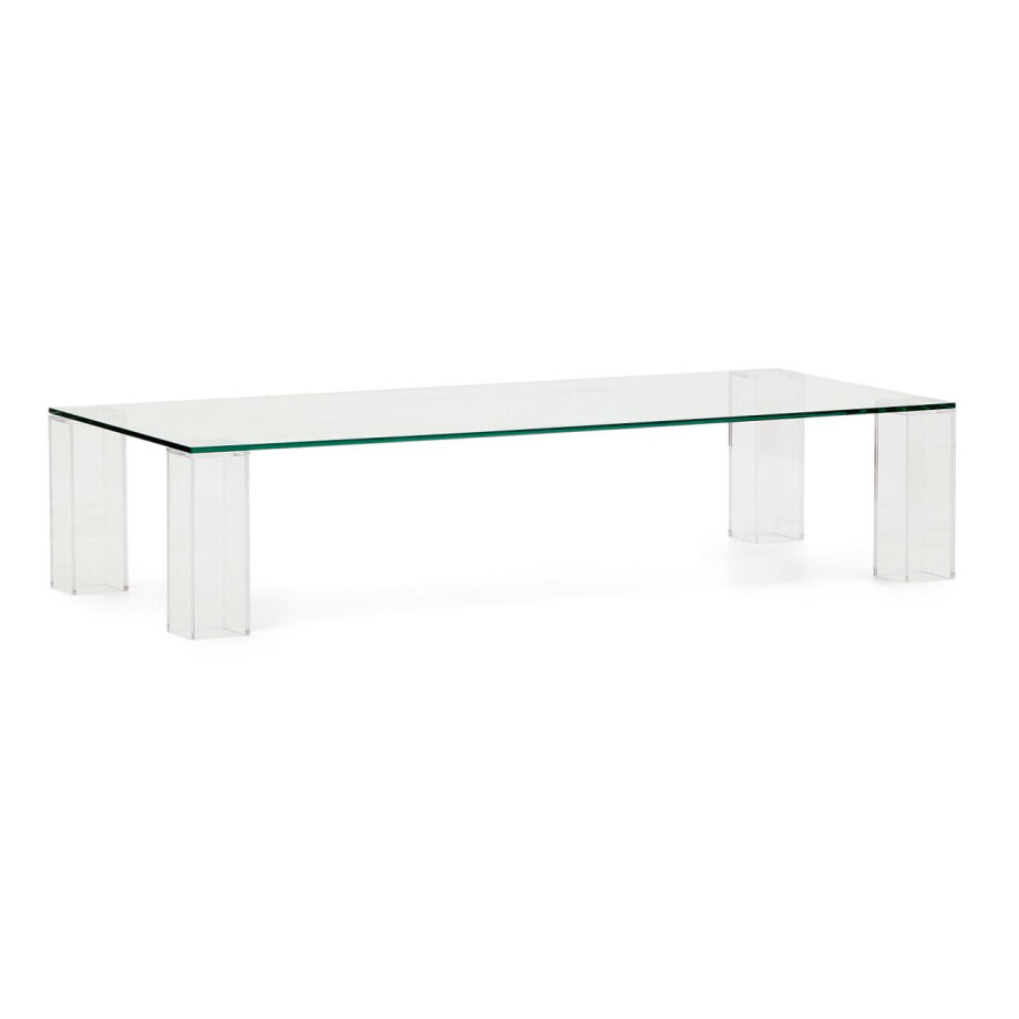 Kave Home Salontafel 'Adularia' Glas, 140 x 60cm, kleur Transparant afbeelding 1