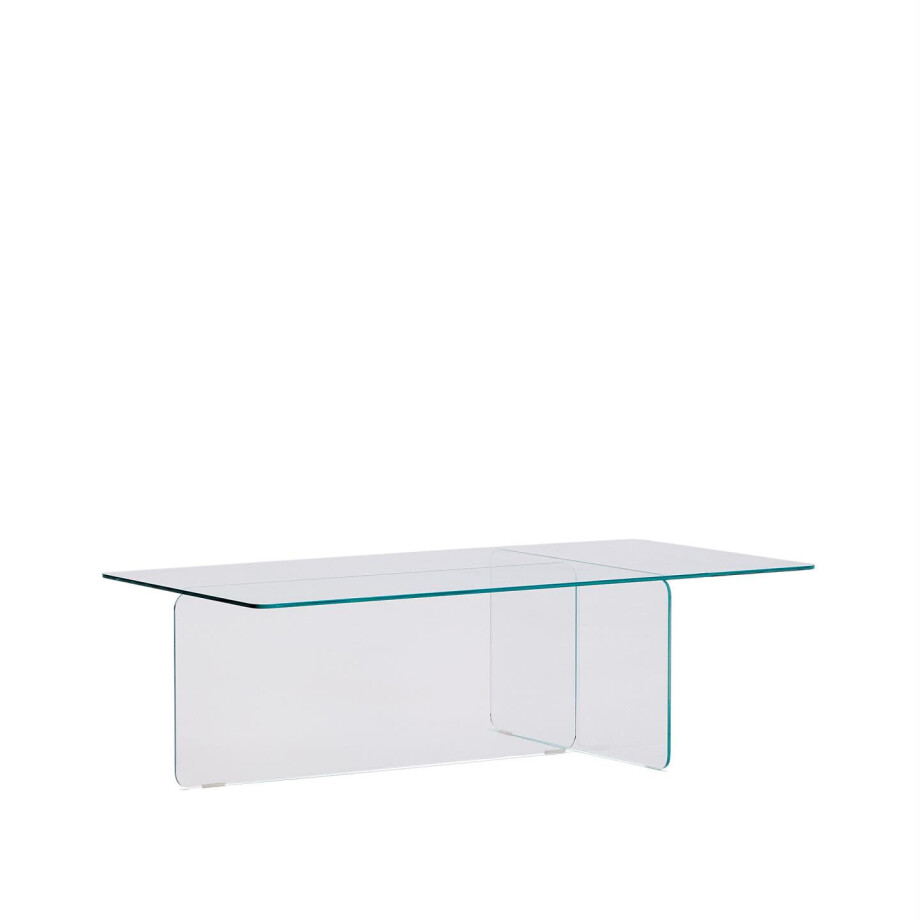 Kave Home Salontafel 'Zaren' Glas, 120 x 60cm afbeelding 