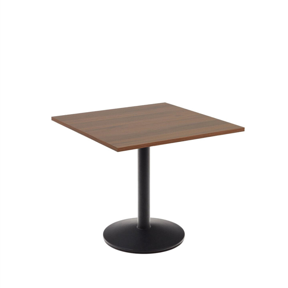 Kave Home Vierkante Bistrotafel 'Esilda' 90 x 90m, kleur Bruin afbeelding 1