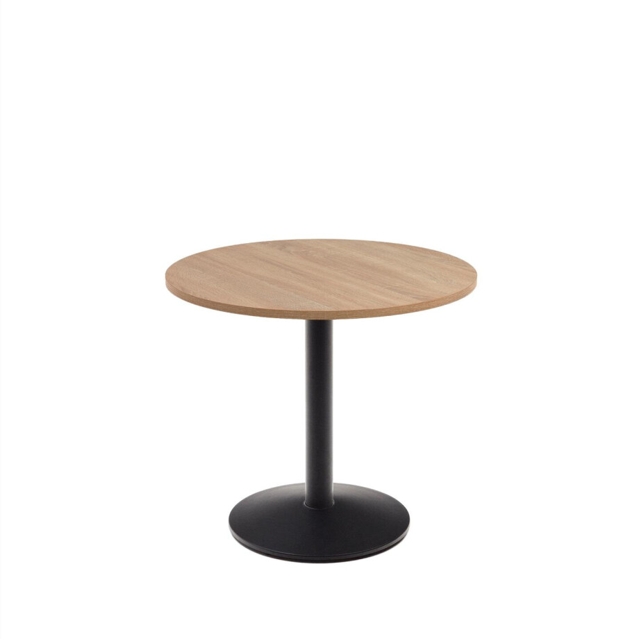 Kave Home Ronde Bistrotafel 'Esilda' 90cm, kleur Naturel afbeelding 1