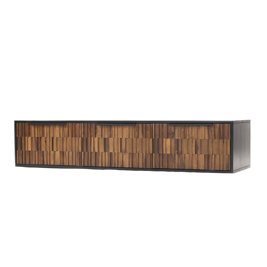 Tower Living Hangend TV-meubel 'Dimaro' Sheesham- en mangohout, 145cm afbeelding 