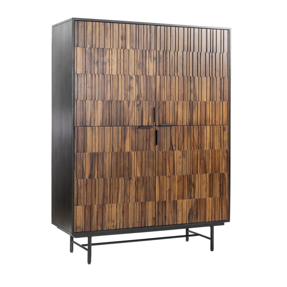 Tower Living Opbergkast 'Dimaro' Sheesham- en mangohout, 160 x 120cm Tower Living Opbergkast 'Dimaro' Sheesham- en mangohout, 160 x 120cm afbeelding