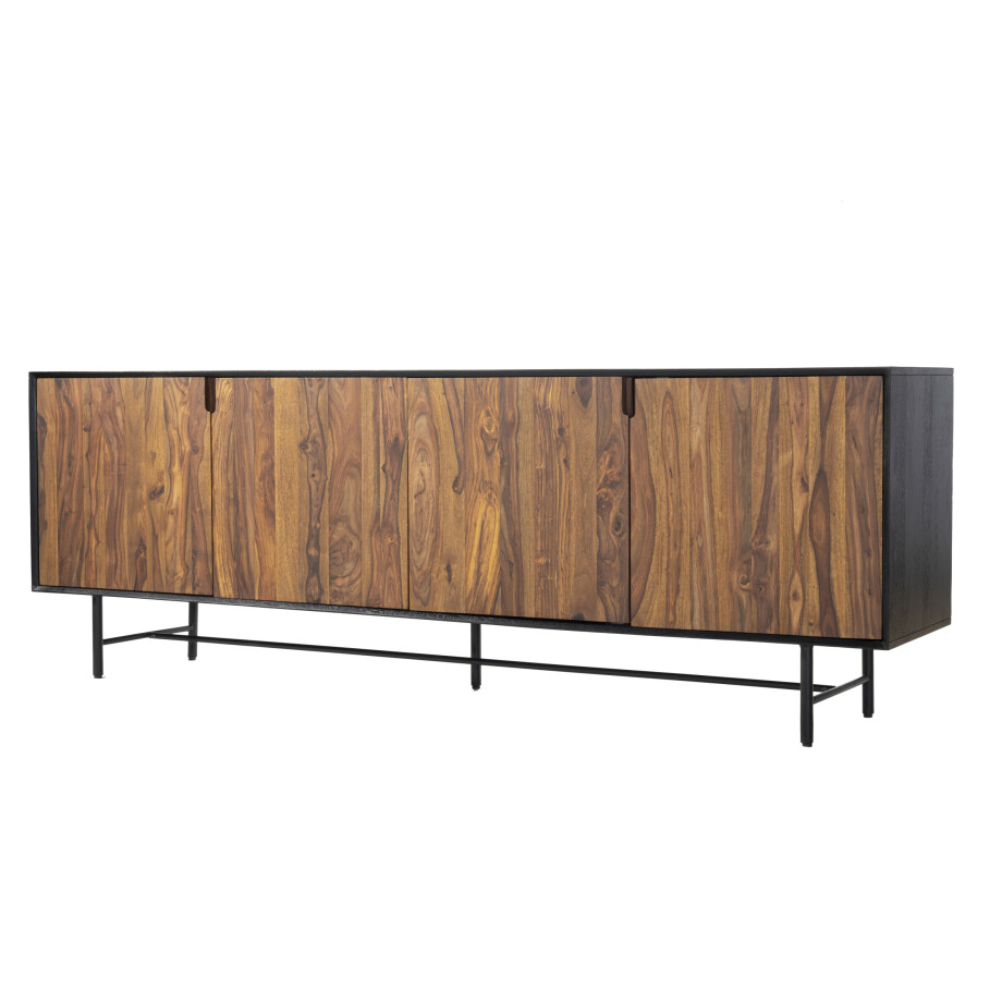 Tower Living Dressoir 'Taviano' Sheesham- en mangohout, 220cm Tower Living Dressoir 'Taviano' Sheesham- en mangohout, 220cm afbeelding