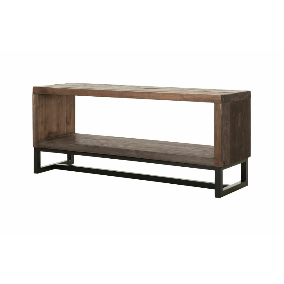 DTP Home TV-meubel 'Timber' Hout en staal, 120cm DTP Home TV-meubel 'Timber' Hout en staal, 120cm afbeelding 1