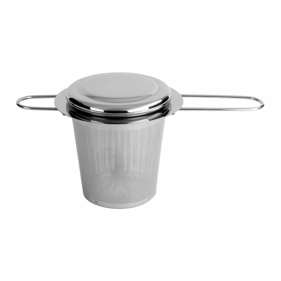 Krumble Theefilter - Theezeef - Met uitlekbakje - RVS Krumble Theefilter - Theezeef - Met uitlekbakje - RVS afbeelding 1