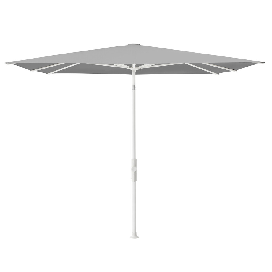 Parasol Twist 240x240cm Stofklasse 5 (white frame) afbeelding 