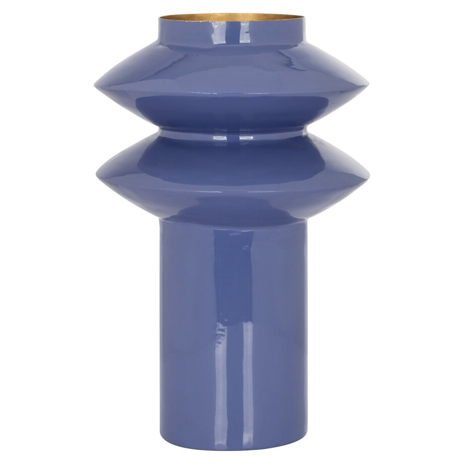 Richmond Vaas 'Cedar' 33cm hoog, kleur Blauw Richmond Vaas 'Cedar' 33cm hoog, kleur Blauw afbeelding