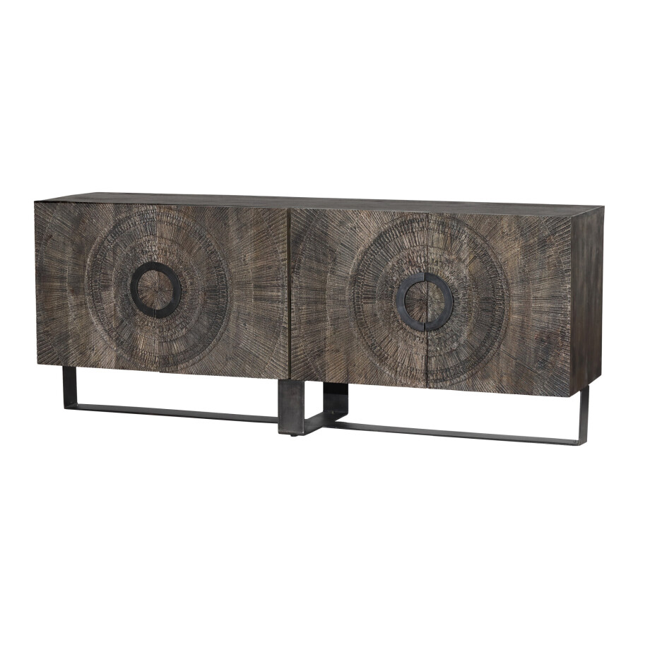 Tower Living Dressoir 'Padua' Mangohout, 200cm Tower Living Dressoir 'Padua' Mangohout, 200cm afbeelding