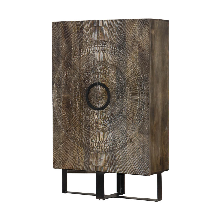 Tower Living Opbergkast 'Padua' Mangohout, 190 x 120cm afbeelding 